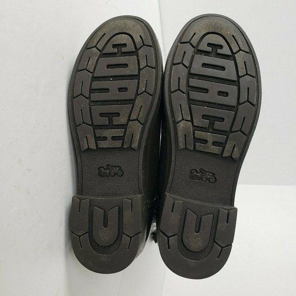 Coach Signature Rain Boots Sparkle Laced Rubber - Picture 7 of 12